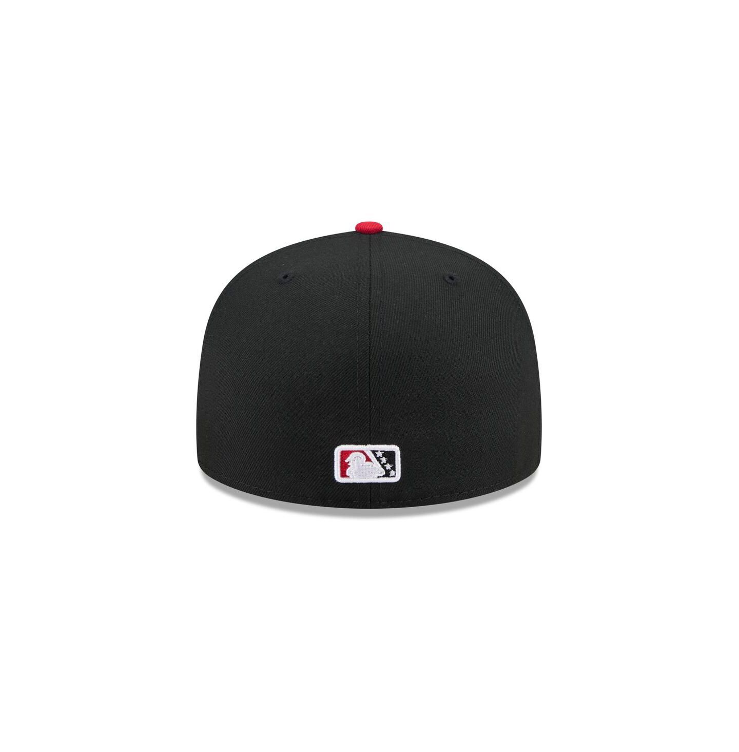 Мужская кепка New Era Black Fresno Grizzlies Theme Nights 59FIFTY Fitted Hat — фото 3