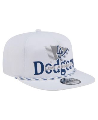 Men's White Los Angeles Dodgers Collide Golfer Snapback Hat