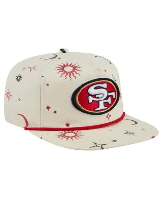Men's Cream San Francisco 49ers Celestial Golfer Adjustable Hat
