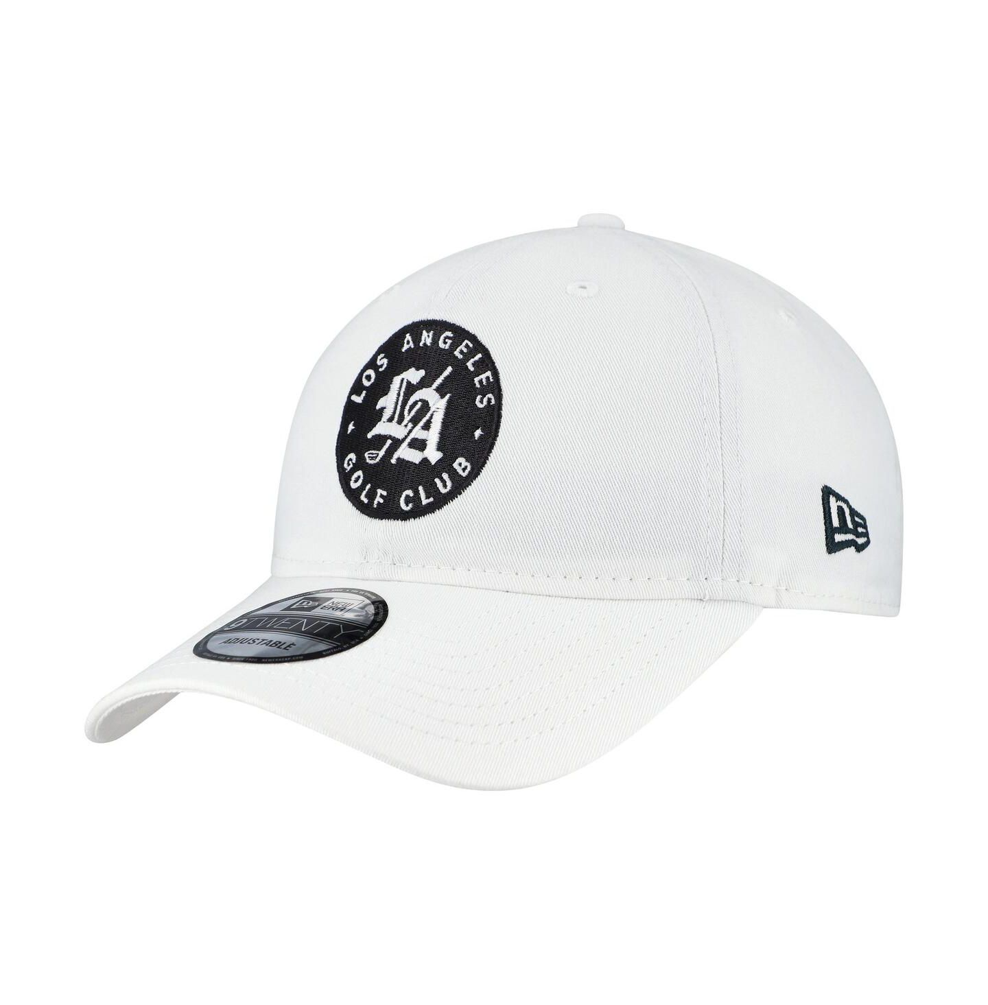 Мужская кепка New Era White Los Angeles Golf Club TGL Team 9TWENTY Adjustable Hat — фото 1