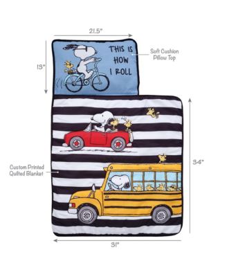 Baby Snoopy & Woodstock Peanuts Transportation Nap Mat