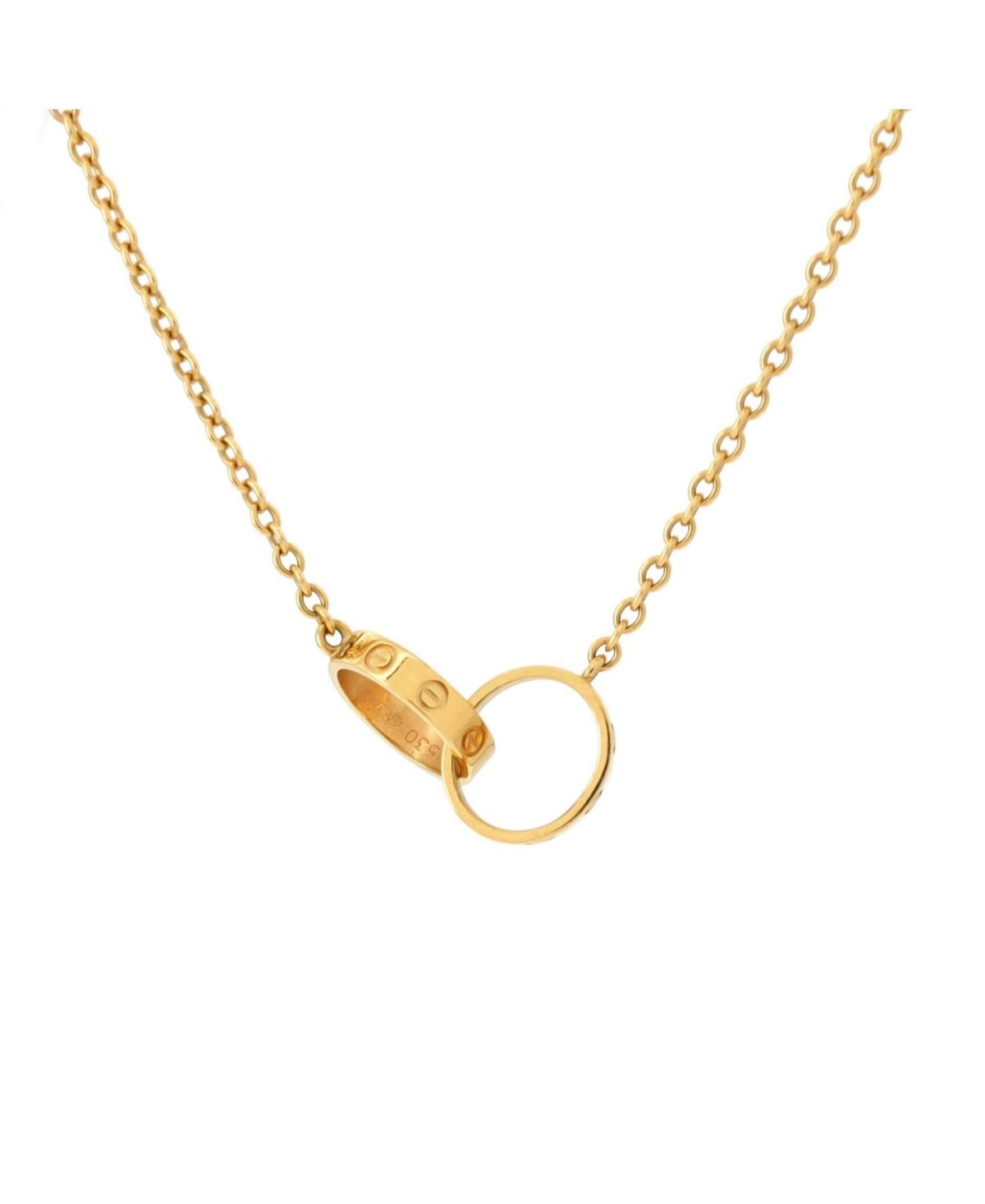 Love Interlocking Necklace 18K Gold - 18k gold