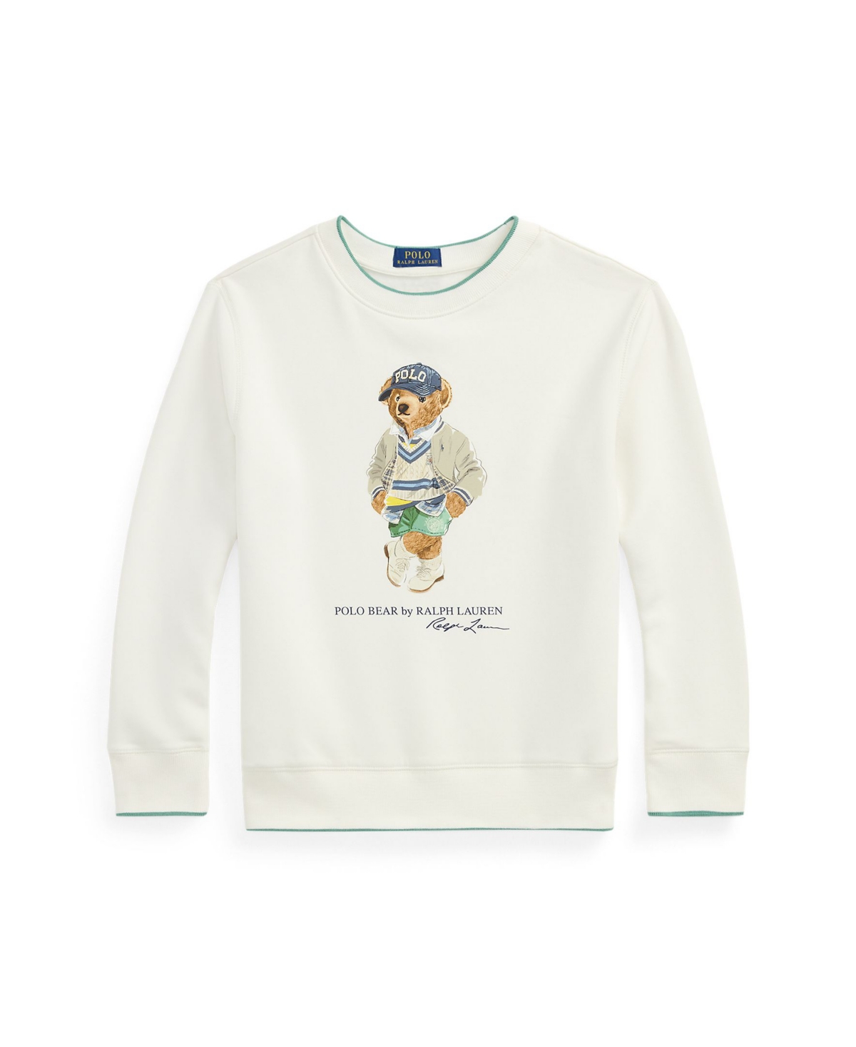 Polo Ralph Lauren Toddler And Little Boys Polo Bear Fleece Sweatshirt