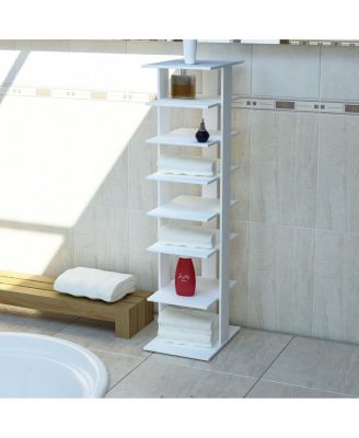 Wooden Shoes Storage Stand 7 Tiers Shoe Rack Organizer Multi-shoe Rack Shoebox