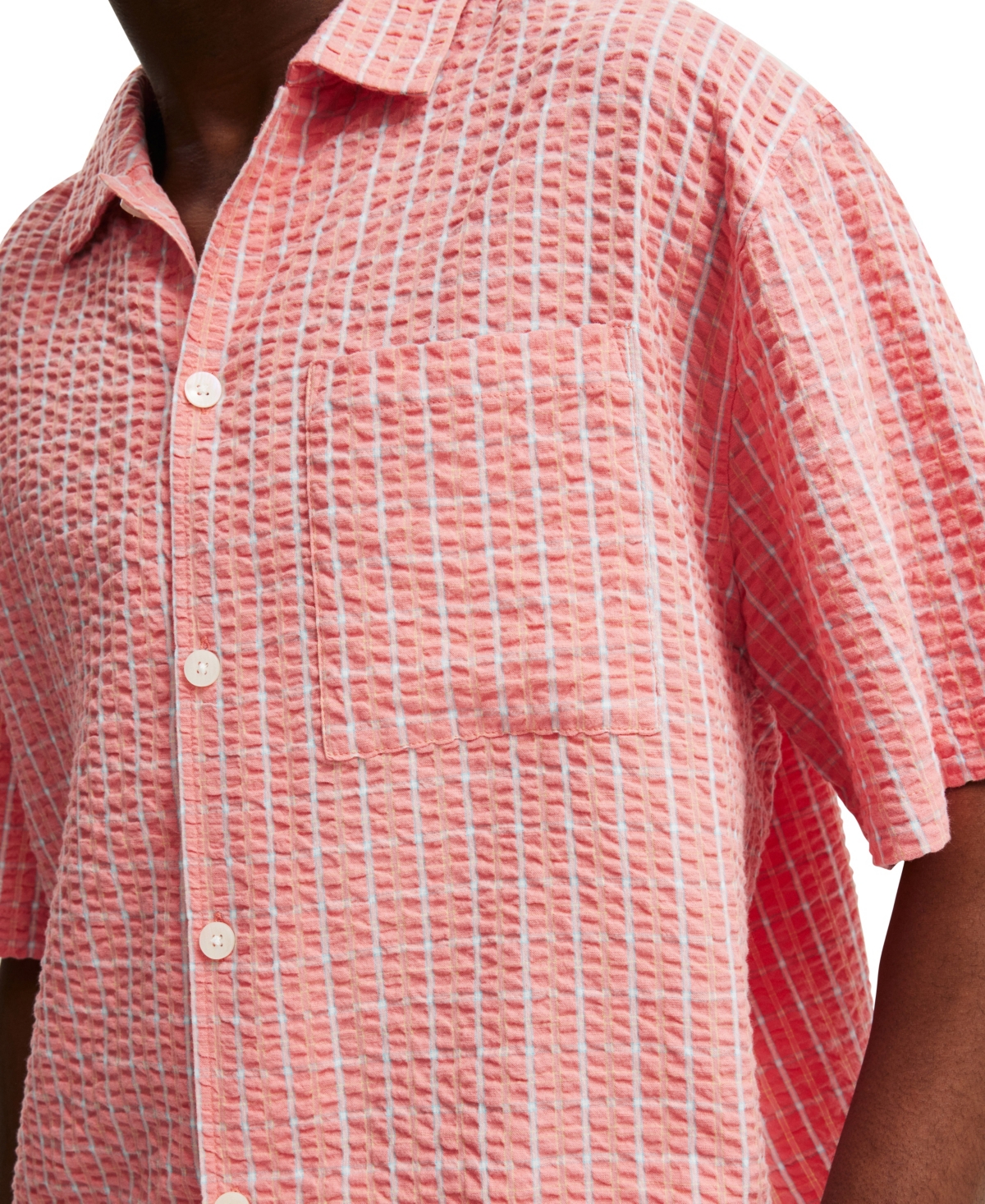 COTTON ON MEN'S VENTURA SHORT SLEEVE SHIRT 