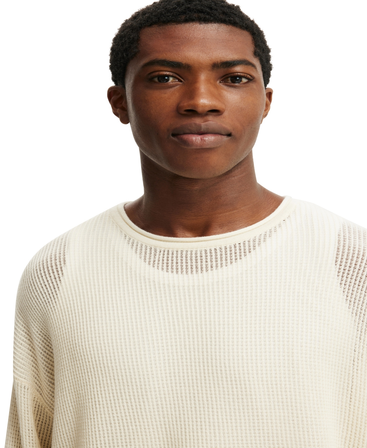 COTTON ON MEN'S RELAXED SUMMER KNIT SWEATER 