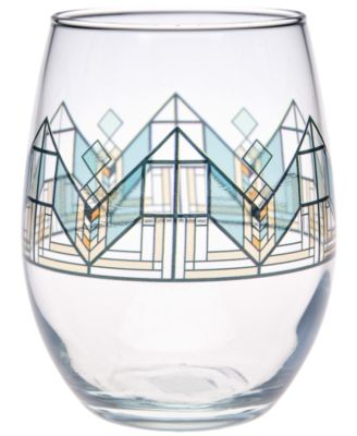 Lake Geneva Tulip Stemless Wine Glasses, Set of 4