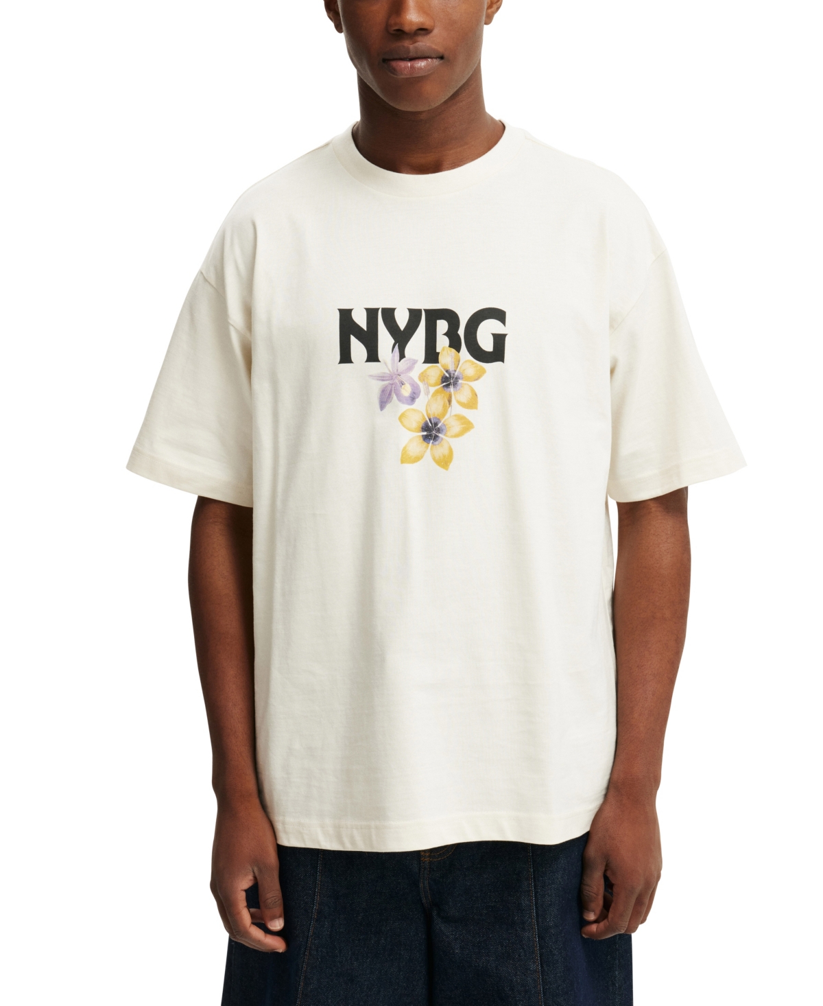 Cotton On Men's Box Fit New York License T-shirt