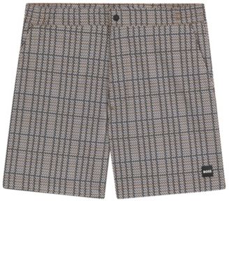 Men's Micro-Print Swim Shorts