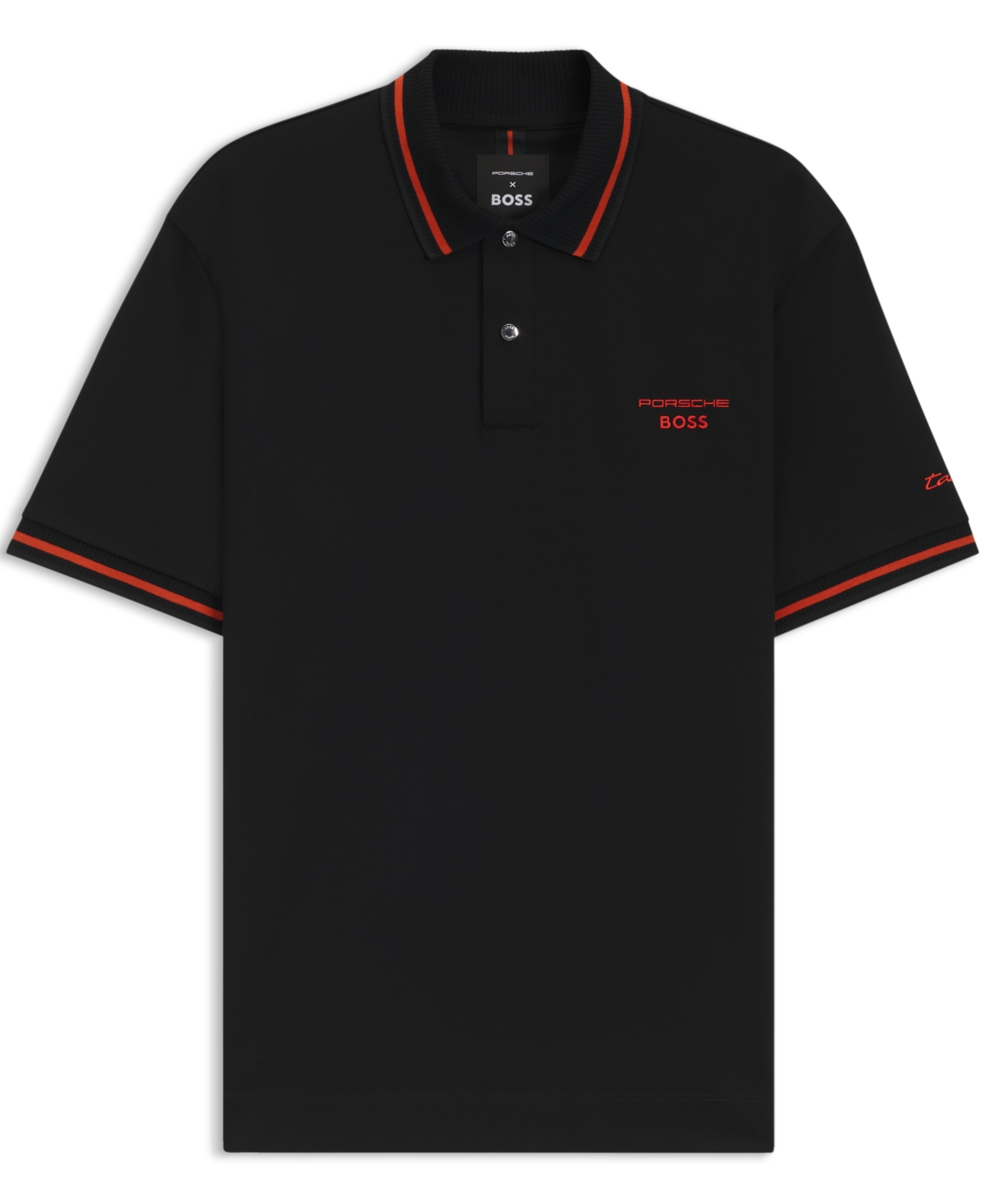 Hugo Boss Porsche X Polo Shirt In Cotton With Moisture Control