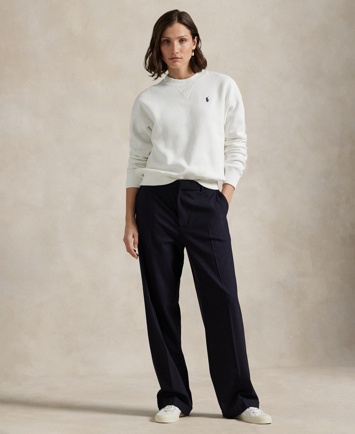 Polo Ralph Lauren Long Sleeve Cotton Jersey T-shirt In White
