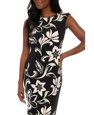 Women's Jersey Placement-Print Midi Dress