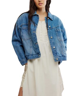 Free People Women's Opal Swing Denim Jacket - Macy's