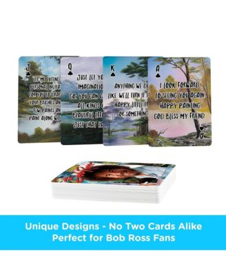 Bob Ross Quotes Multi-Image Playing Cards, Deck of 52