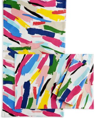 kate spade new york Brush Strokes Table Linens Collection - Macy's