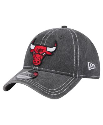 New Era - Men's Black Chicago Bulls Pigment Dyed 9TWENTY Adjustable Hat