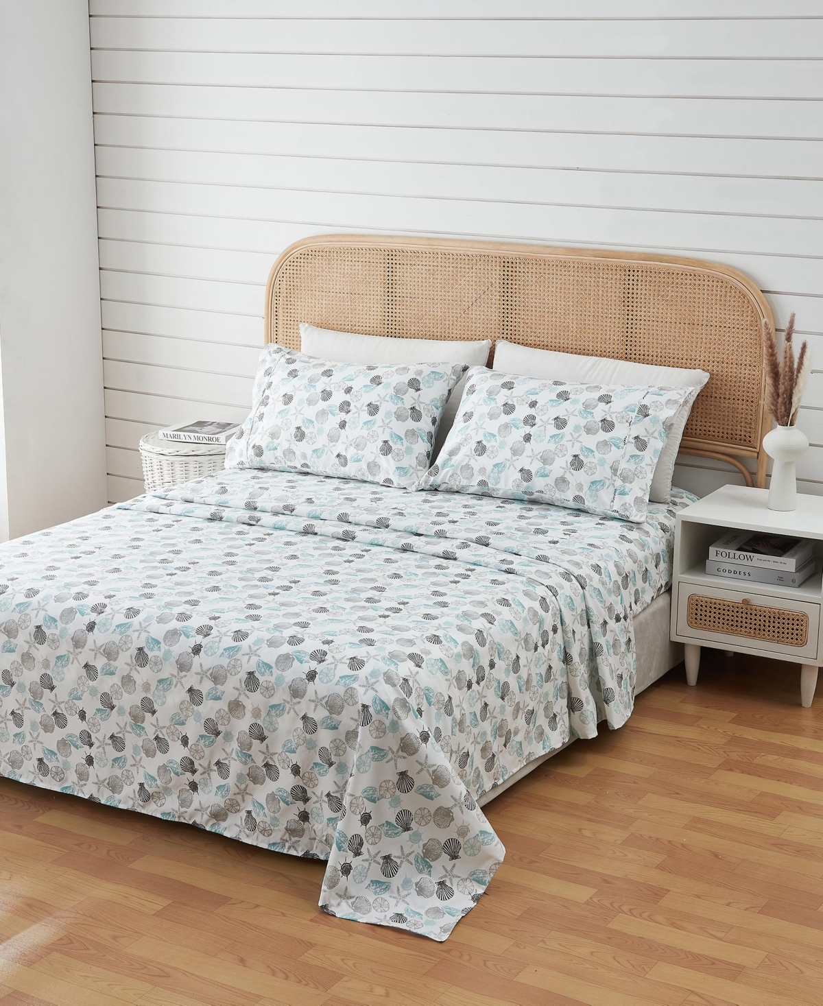 Linery & Co. Ultra-Soft Coastal-Inspired Brushed Microfiber Sheet Set