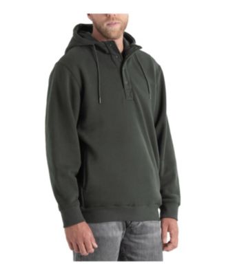 Tall Quarter Snap Hoodie, Heavyweight Pullover Workwear Sweatshirt