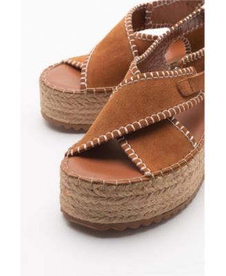 Bellezza Leather Platform Sandals