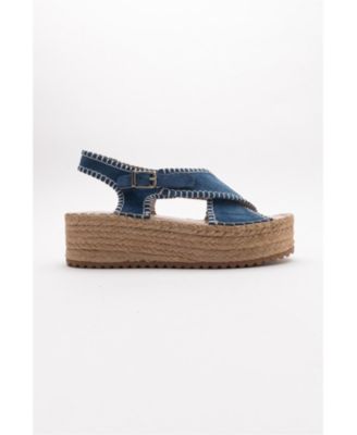Bellezza Leather Platform Sandals