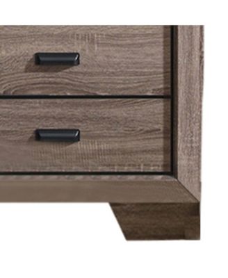 Kerry Wood 5-Drawer Chest, Brown