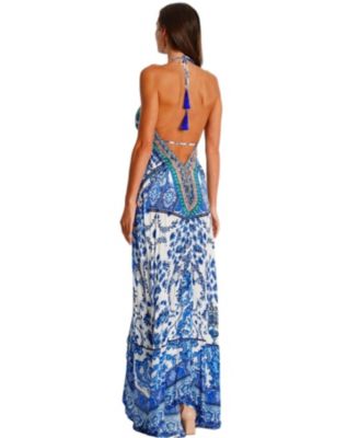 Women's Maxi halterneck dress