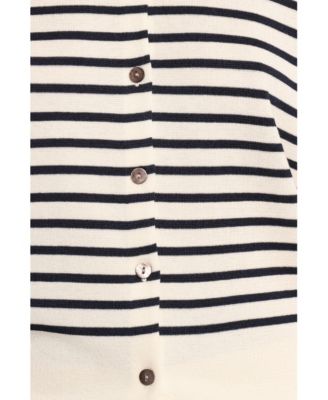 Women's Gavi Button Front Striped Cardigan