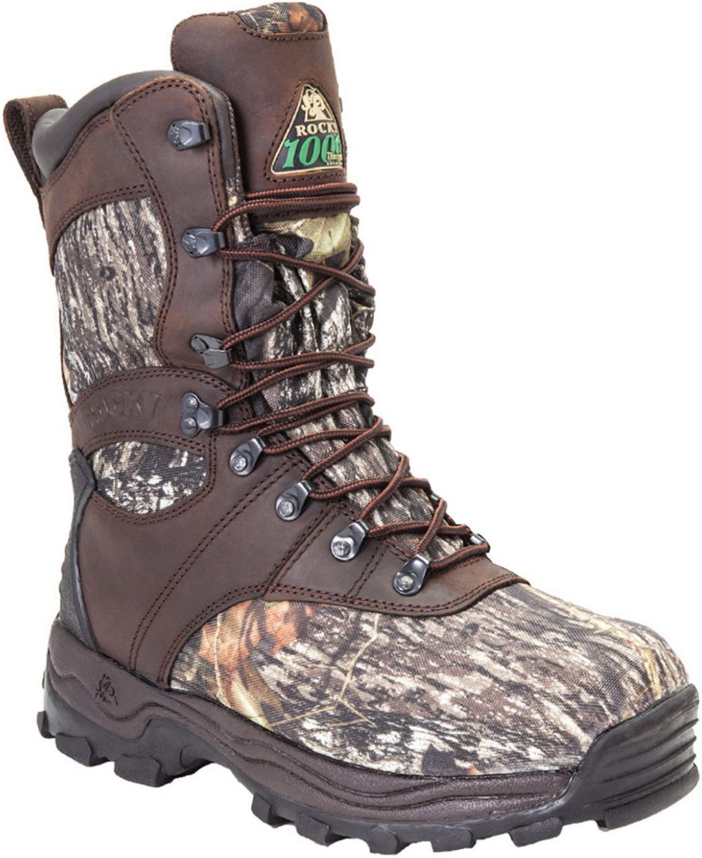 Мужские ботинки ROCKY Sport Utility 1000G Insulated Waterproof Boot, цвет: Mossy Oak Break Up — фото 1