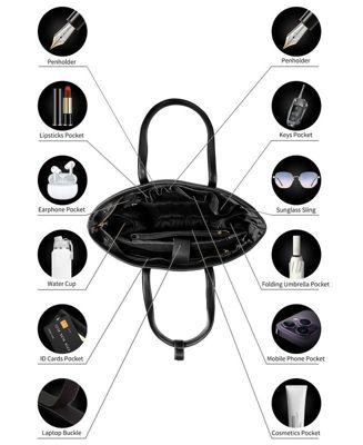 Women's Tote PVC Large Capacity Beach bag Yoana Victoria Hyde