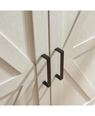 6-Tier Farmhouse Shoe Cabinet with Adjustable Shelf