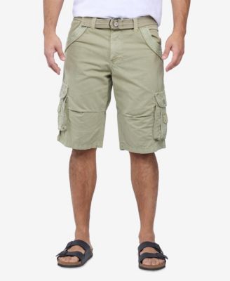 Men's Cargo Shorts Camo & Solid Colors 12.5" Inseam Knee Length Classic Fit Multi Pocket