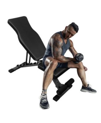 Weight Bench for Full Body Workout, Adjustable Strength Training Sit-up ...