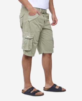 Men's Cargo Shorts Camo & Solid Colors 12.5" Inseam Knee Length Classic Fit Multi Pocket