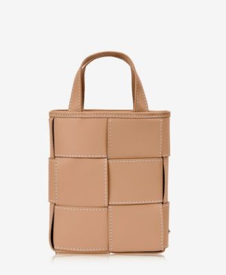 Chloe Handwoven Calfskin Leather Mini Shopper Bag