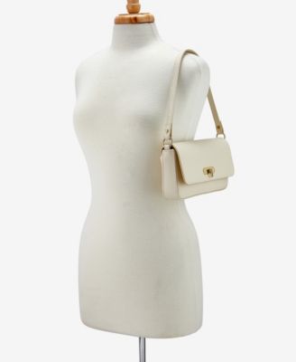 Audrey French Calfskin Leather Shoulder Bag