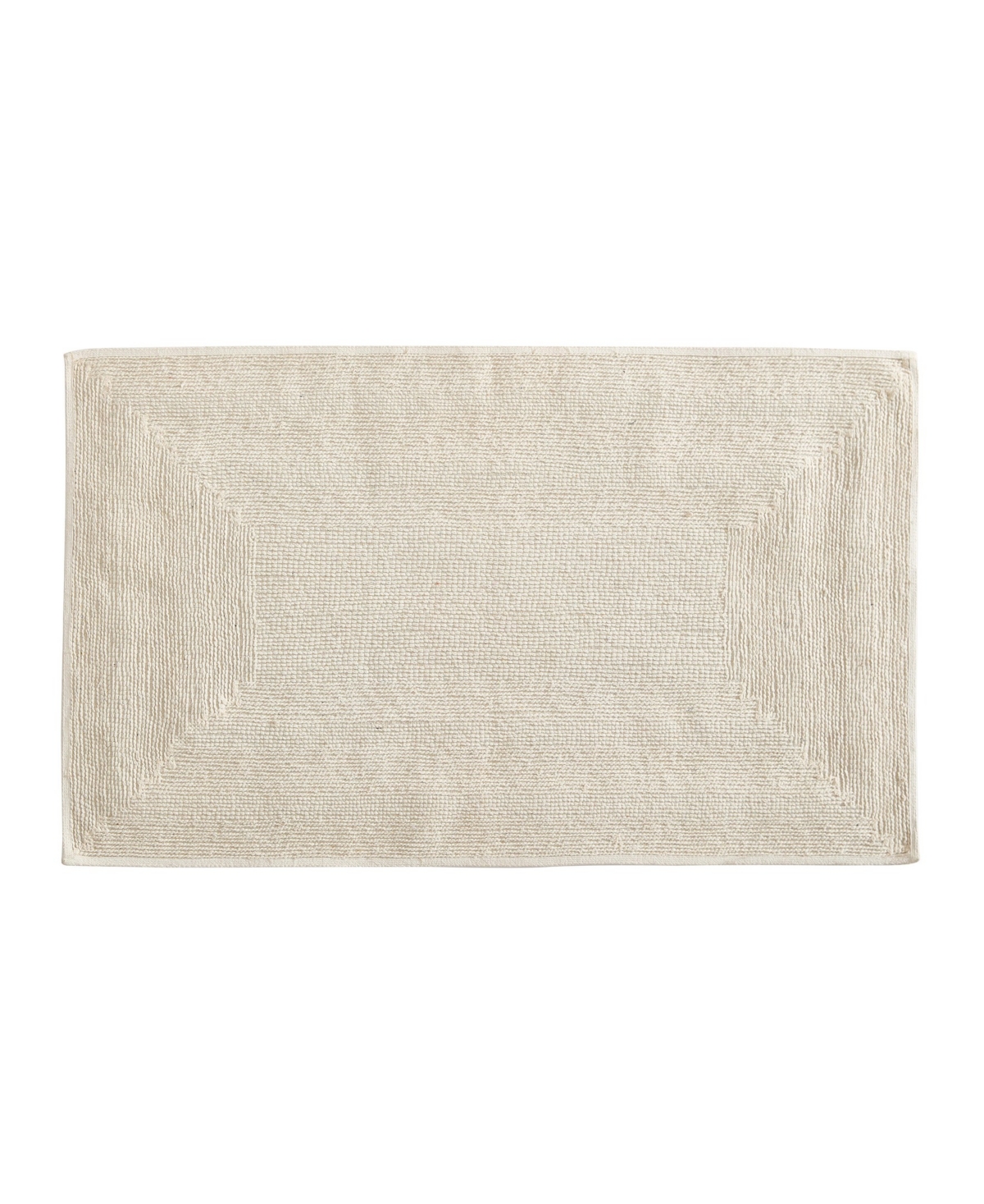 Eddie Bauer Logan Cotton Tufted Bath Rug, 24" X 40" In White