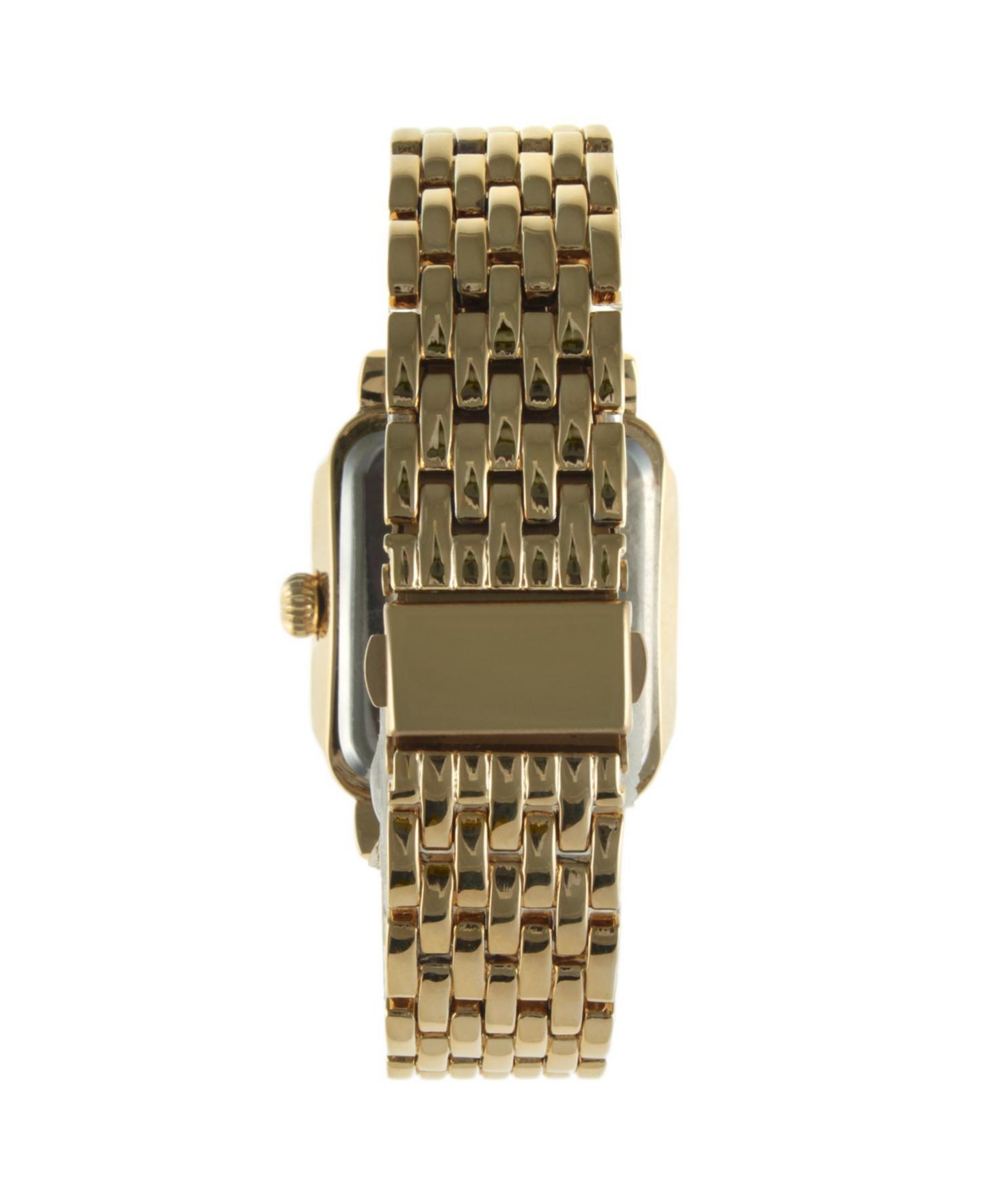 Женские часы Peugeot Gold Tank Bracelet Watch with Panther Link Gold-Tone Bracelet Strap, цвет: Золотой — фото 3