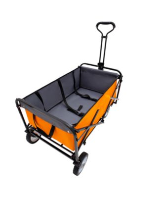 Collapsible Utility Wagon Cart - 360lb, All-Terrain, Orange