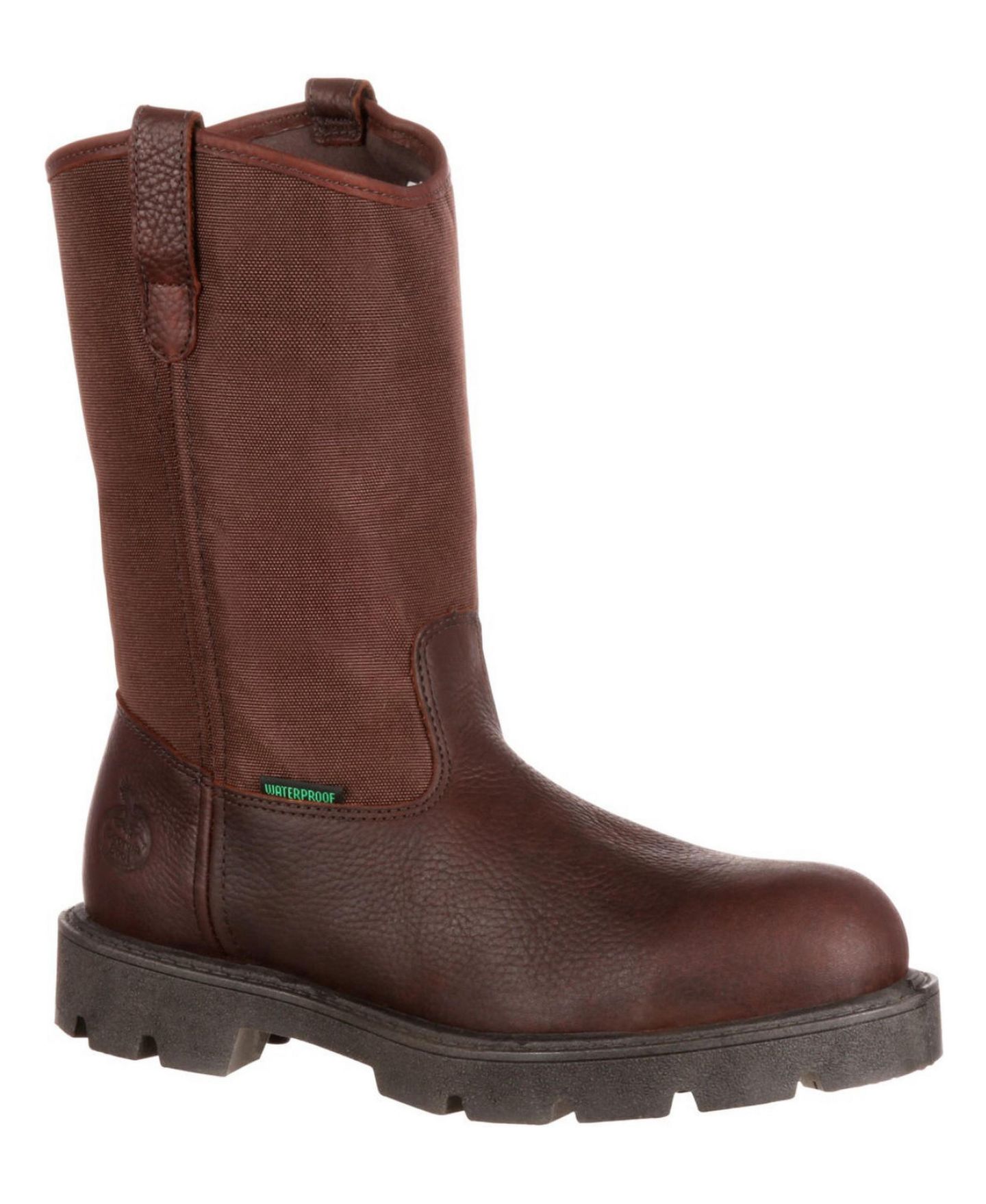 Мужские ботинки GEORGIA BOOT Homeland Steel Toe Waterproof Wellington, цвет: Коричневый — фото 1