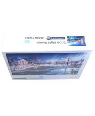 Snow Night Aurora 1000 Piece Jigsaw Puzzle