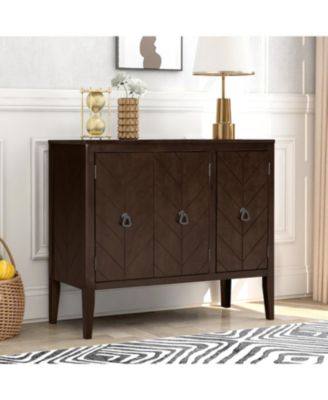 Sideboard with Adjustable Shelf, Handles & Legs