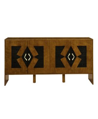 Mid-Century Modern Sideboard Buffet Cabinet - 60" Walnut