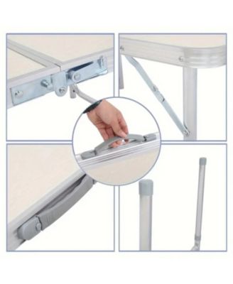 Small outdoor folding table