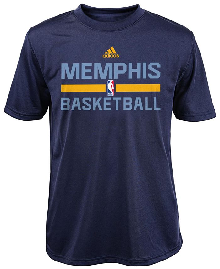 adidas Memphis Grizzlies Practice Wear Graphic T-Shirt, Big Boys (8-20 ...