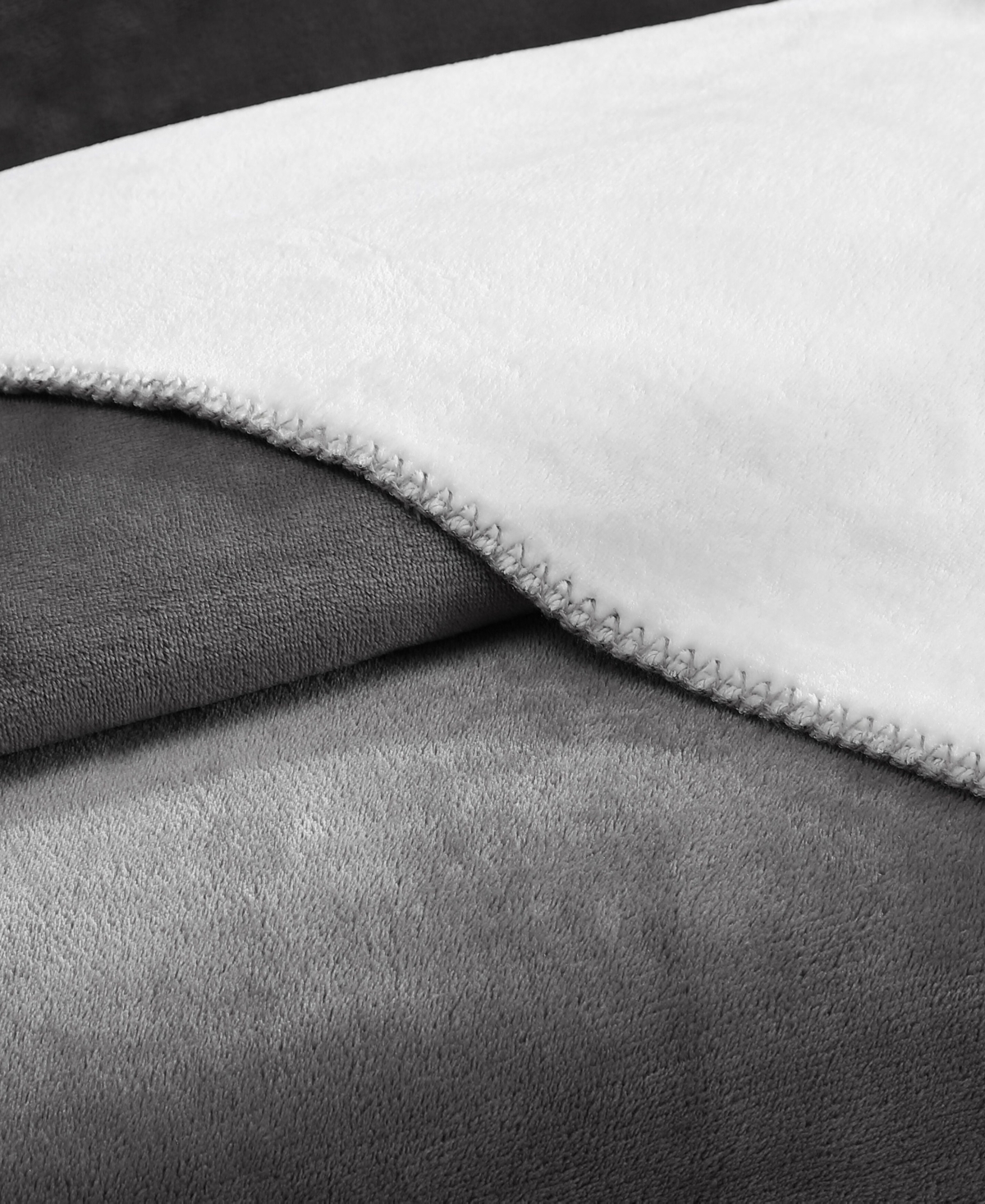 Calvin Klein Modern Solid Reversible Blanket, King In Gray