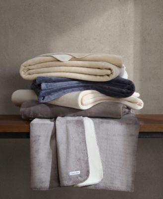 CLOSEOUT! Modern Solid Reversible Blanket, Twin