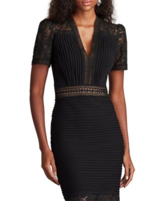 Women's Brone Illusion Lace Cocktail Dress