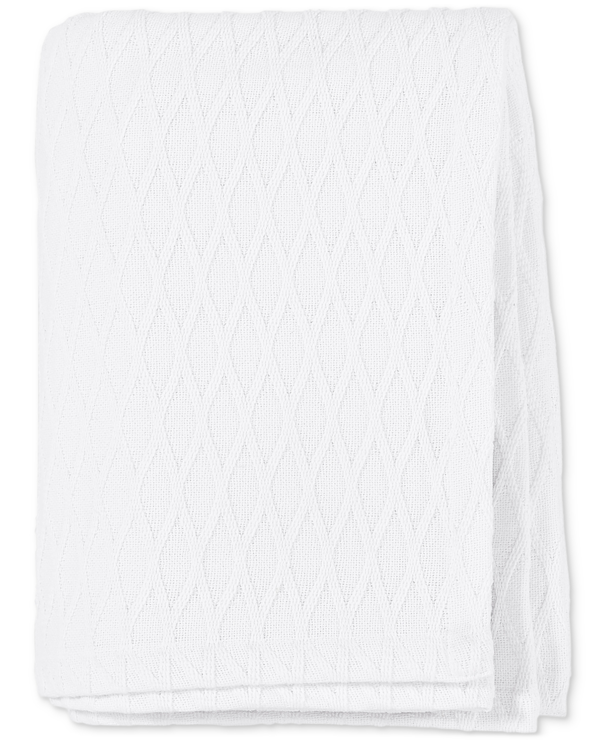 Ralph Lauren Classic Cotton Blanket, Twin In White