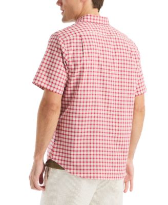 Men's Plaid Short-Sleeve Shirt