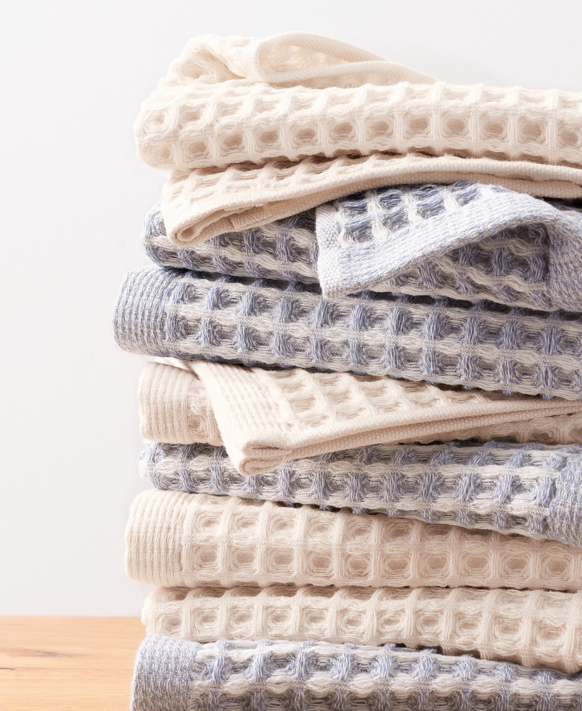 Dkny Pure Set Of 4 Pure Yarn Dyed Cotton Waffle Washcloths